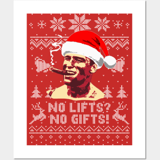 Arnold No Lifts No Gifts Posters and Art